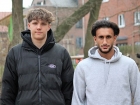 Falk Lömke (links), Mohamed Ali Atrib